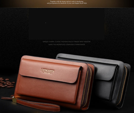 Pochette Portefeuille en Cuir Premium